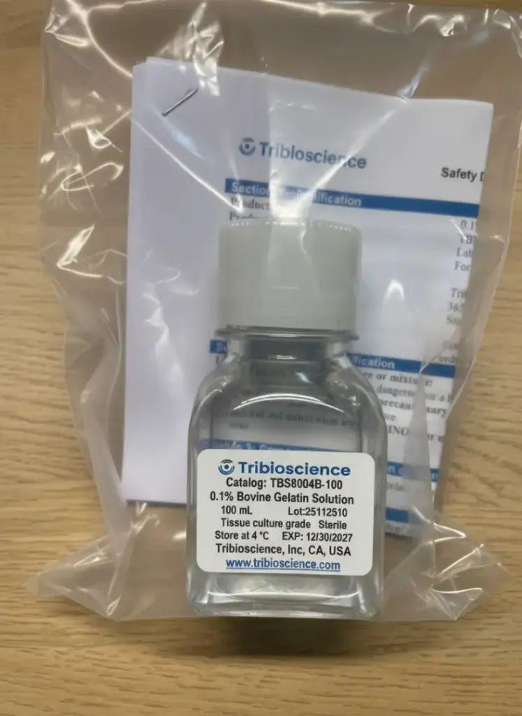 0.1% Bovine Gelatin Solution